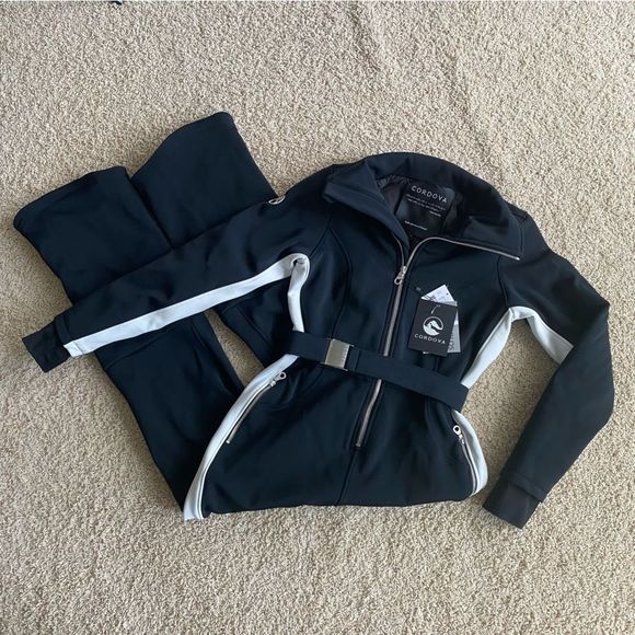 Perfect Moment Jackets & Blazers - Cordova OTB Ski Suit Jumpsuit Black White XL Waterproof NWT Snow Suit